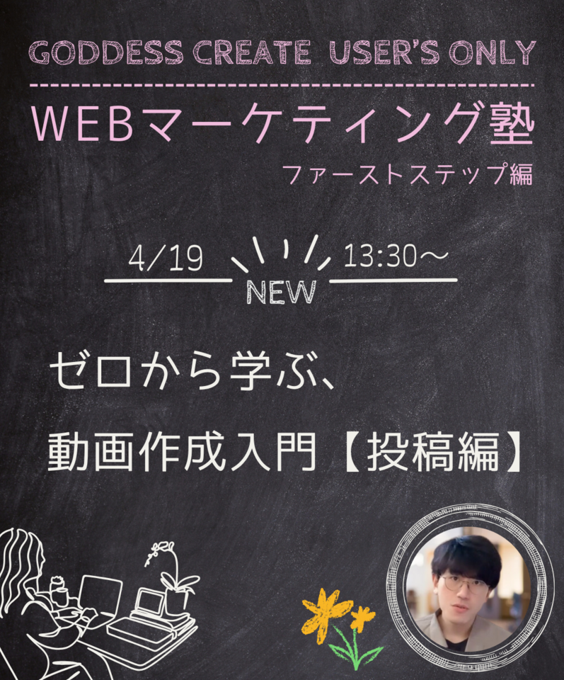 ゼロから学ぶ、動画作成入門【投稿編】（ゴデスクリエイトユーザー会）
